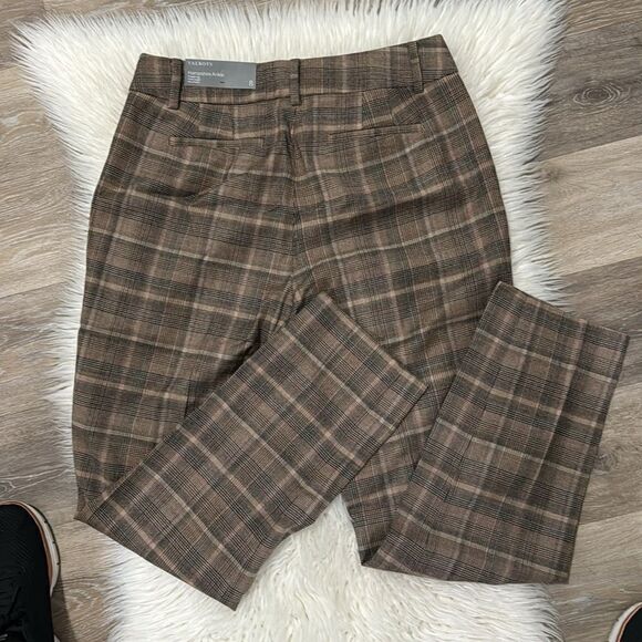 TALBOTS HAMPSHIRE ANKLE PANTS NWT  STRAIGHT LEG ANKLE LENGTH SITS WAIST SIZE 8 - Picture 2 of 11